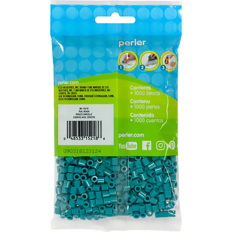 1,000 Perler Beads - Teal