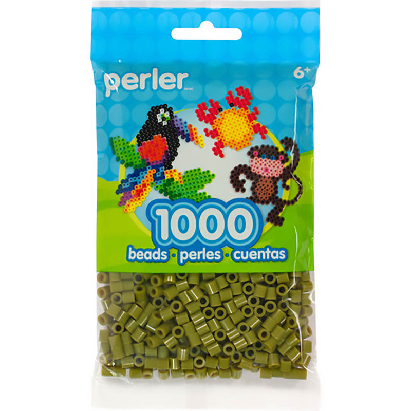 1,000 Perler Beads - Olive