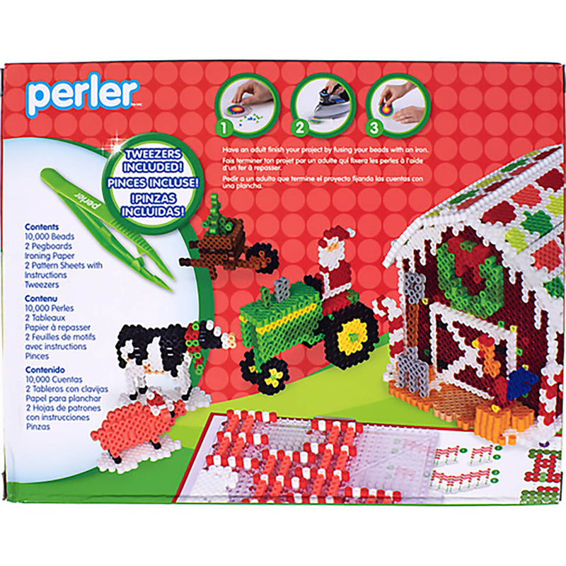 Perler Barn Gingerbread Kit