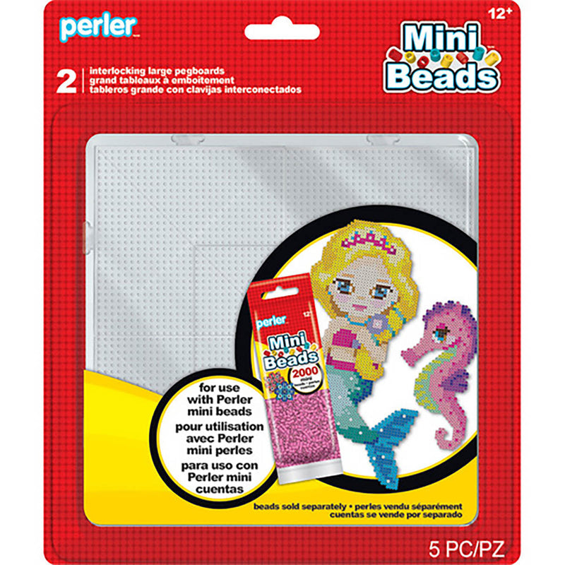 Mini Beads Large Pegboards 2 Ct