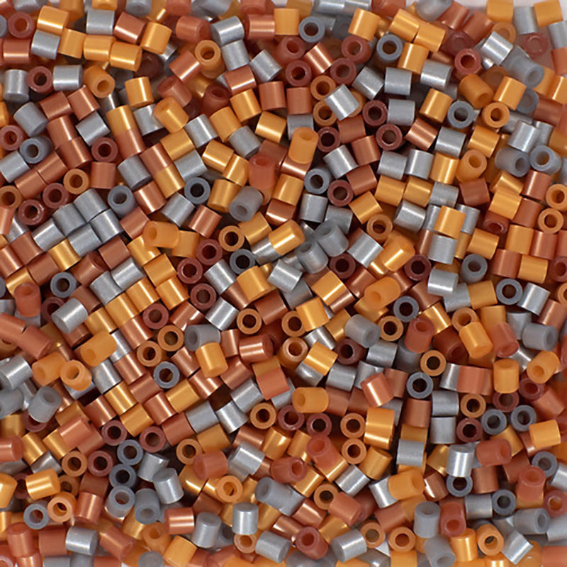 1,000 Perler Beads - Metallic Mix