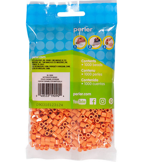 1,000 Perler Beads - Butterscotch