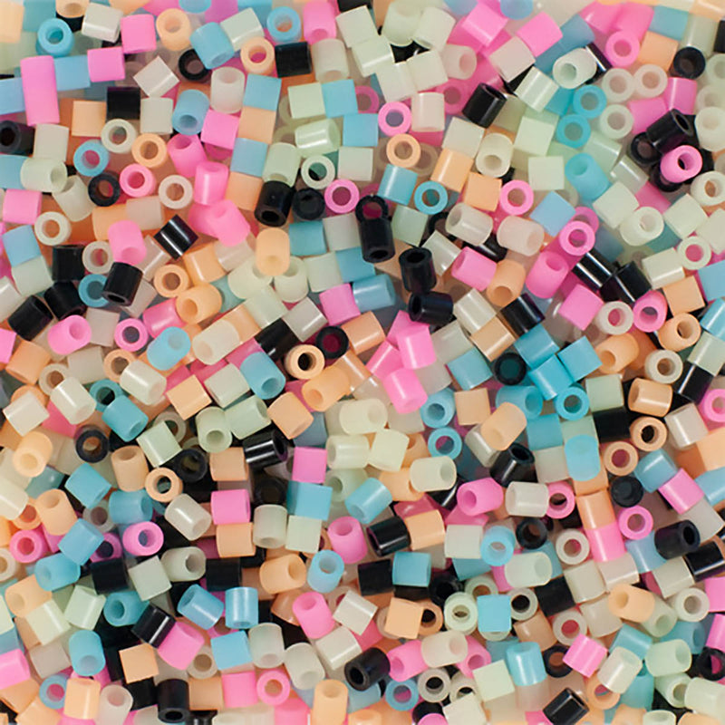 1,000 Perler Beads - Glow in the Dark Mix