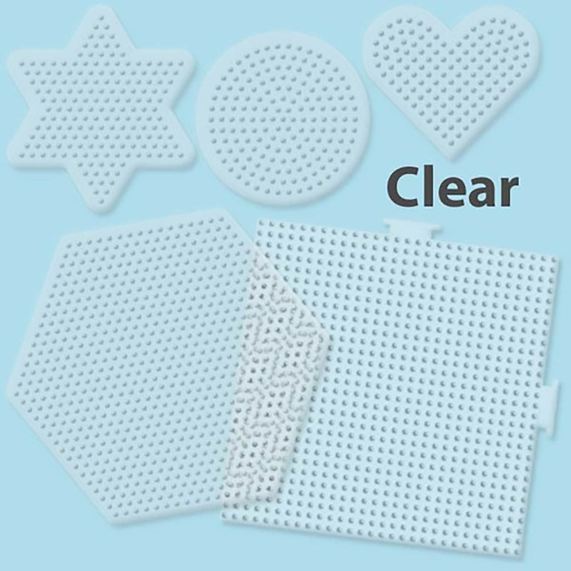 Small & Large Basic Shapes Clear Pegboards - 5 Ct