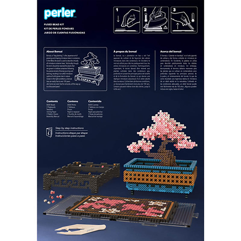 Perler 3D Cherry Blossom Bonsai Fused Bead Activity Kit