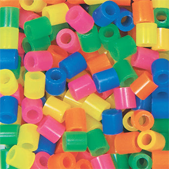 1,000 Perler Beads - Neon Mix