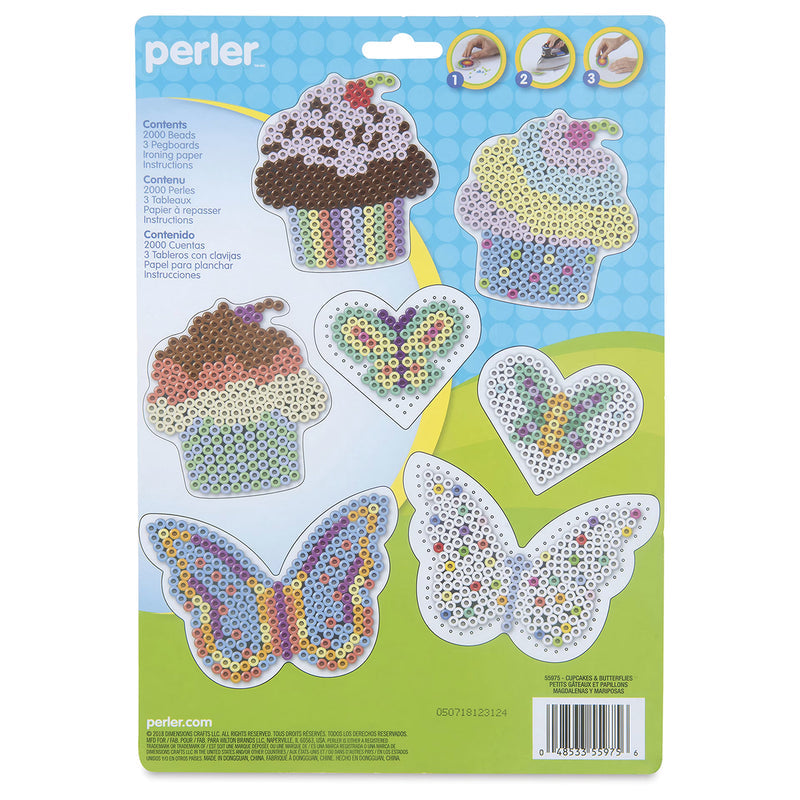 Perler Cupcakes and Butterflies Kit