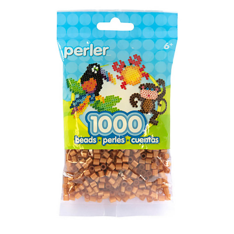 1,000 Perler Beads - Gold Metallic