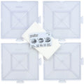 Large Clear Square Pegboards - 4 Ct